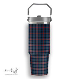 ScotsTee Shop Scottish Gandy of Myrton Tartan Flip Straw Tumbler 20oz 30oz