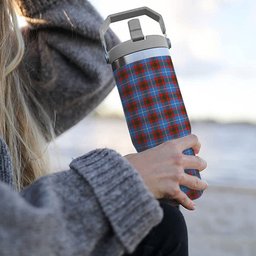 ScotsTee Shop Scottish Dalmahoy Tartan Flip Straw Tumbler 20oz 30oz