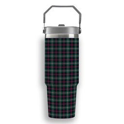 ScotsTee Shop Scottish Davidson Double Modern Tartan Flip Straw Tumbler 20oz 30oz