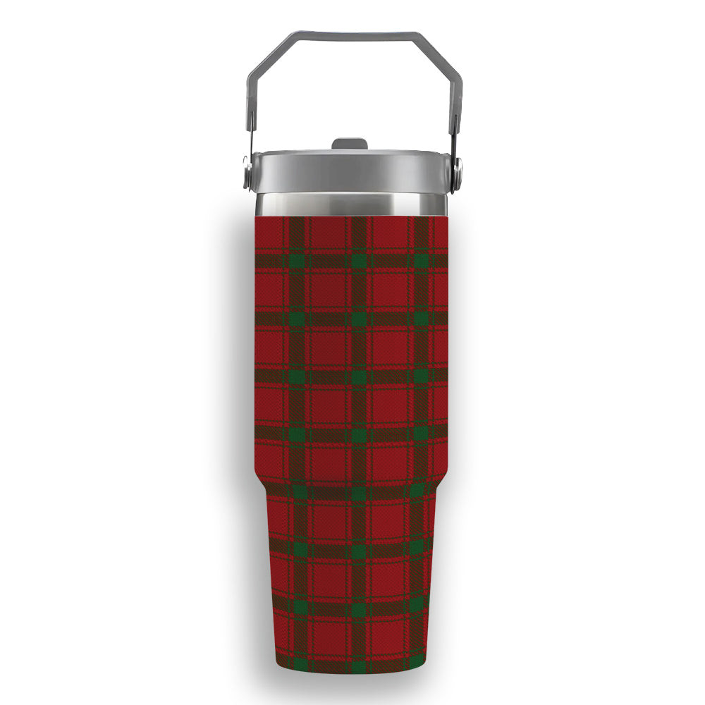 ScotsTee Shop Scottish Donald of Sleat Tartan Flip Straw Tumbler 20oz 30oz