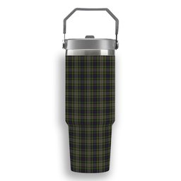 ScotsTee Shop Scottish Davidson Tulloch Dress Tartan Flip Straw Tumbler 20oz 30oz