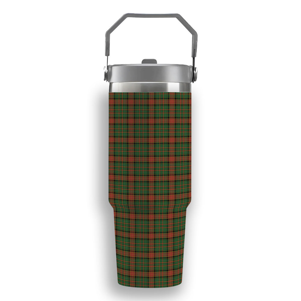ScotsTee Shop Scottish Dalrymple of Castleton Tartan Flip Straw Tumbler 20oz 30oz