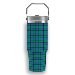 ScotsTee Shop Scottish Flower Of Scotland SC Tartan Flip Straw Tumbler 20oz 30oz