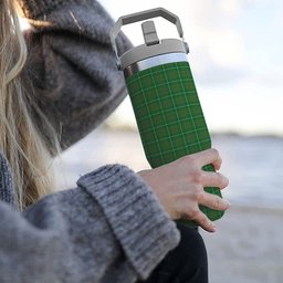 ScotsTee Shop Scottish Galloway Hunting Ancient Tartan Flip Straw Tumbler 20oz 30oz