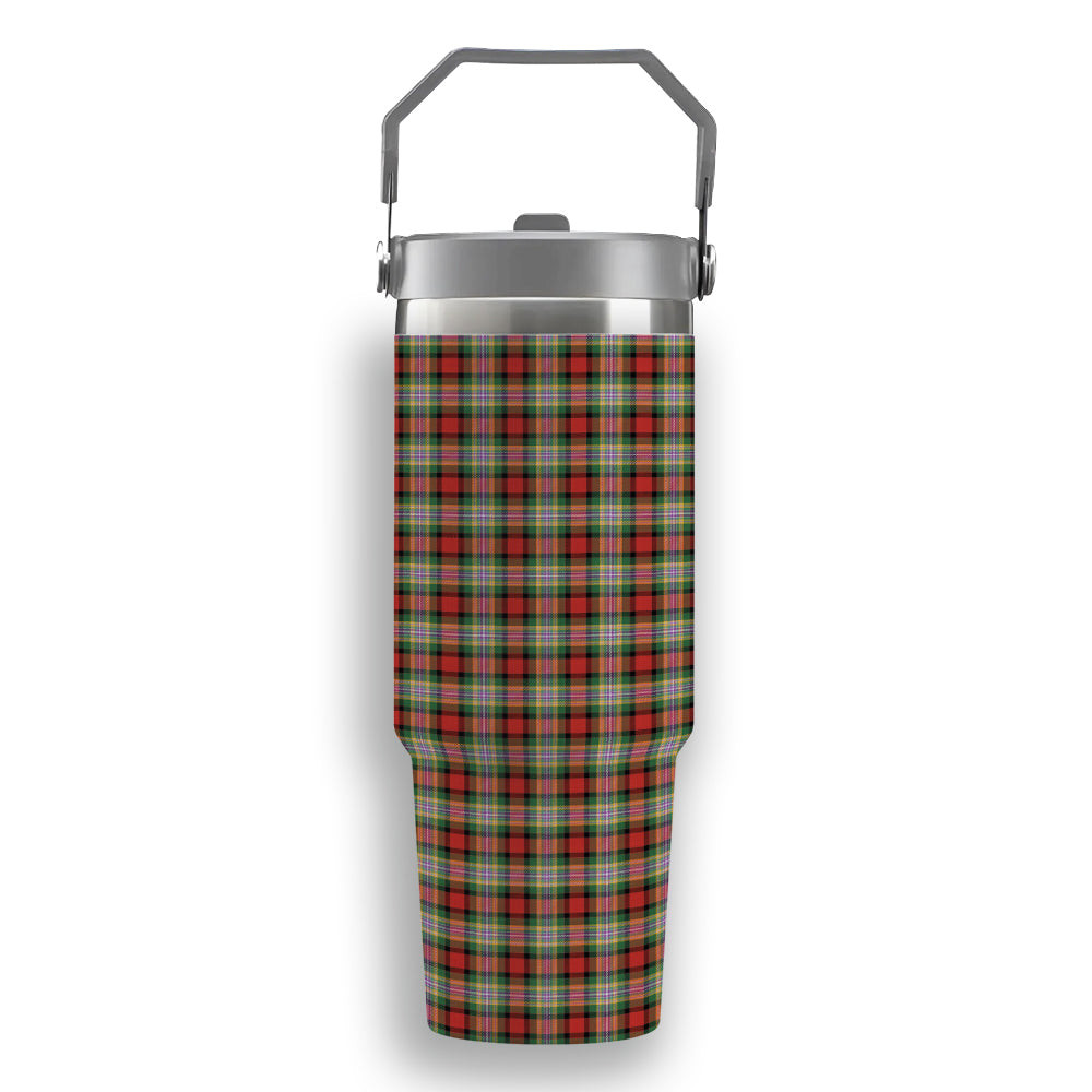 ScotsTee Shop Scottish Dundee District Ancient Clan Tartan Flip Straw Tumbler 20oz 30oz