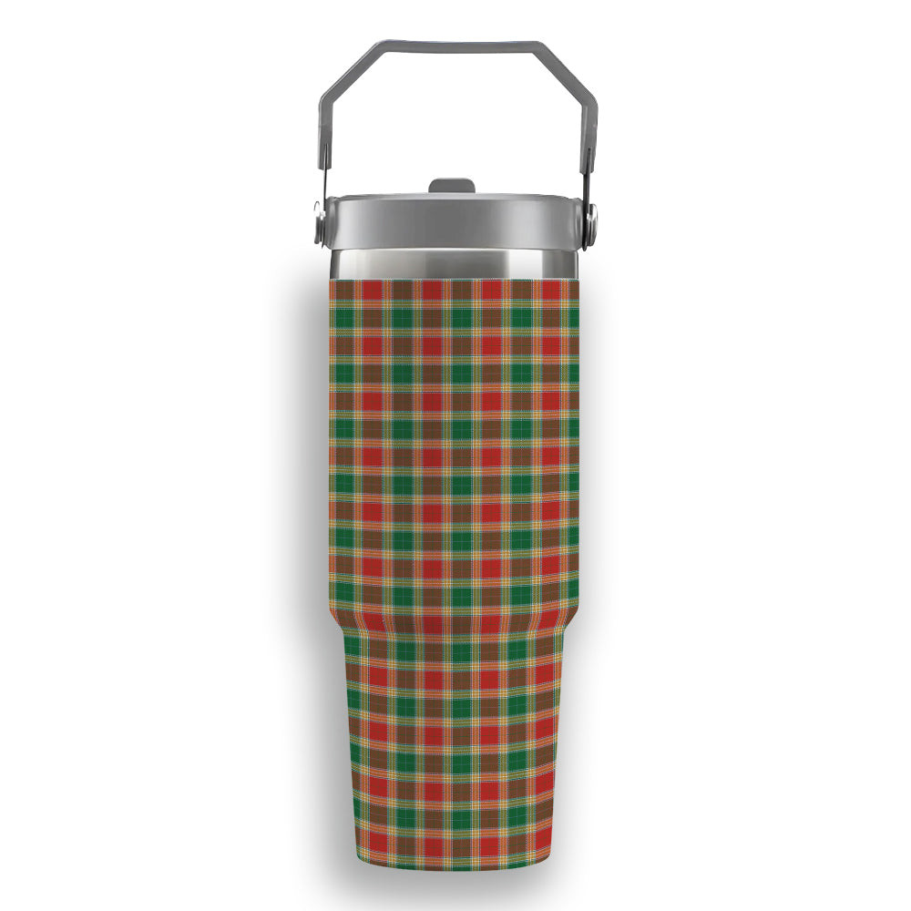 ScotsTee Shop Scottish Gibson Ancient Tartan Flip Straw Tumbler 20oz 30oz