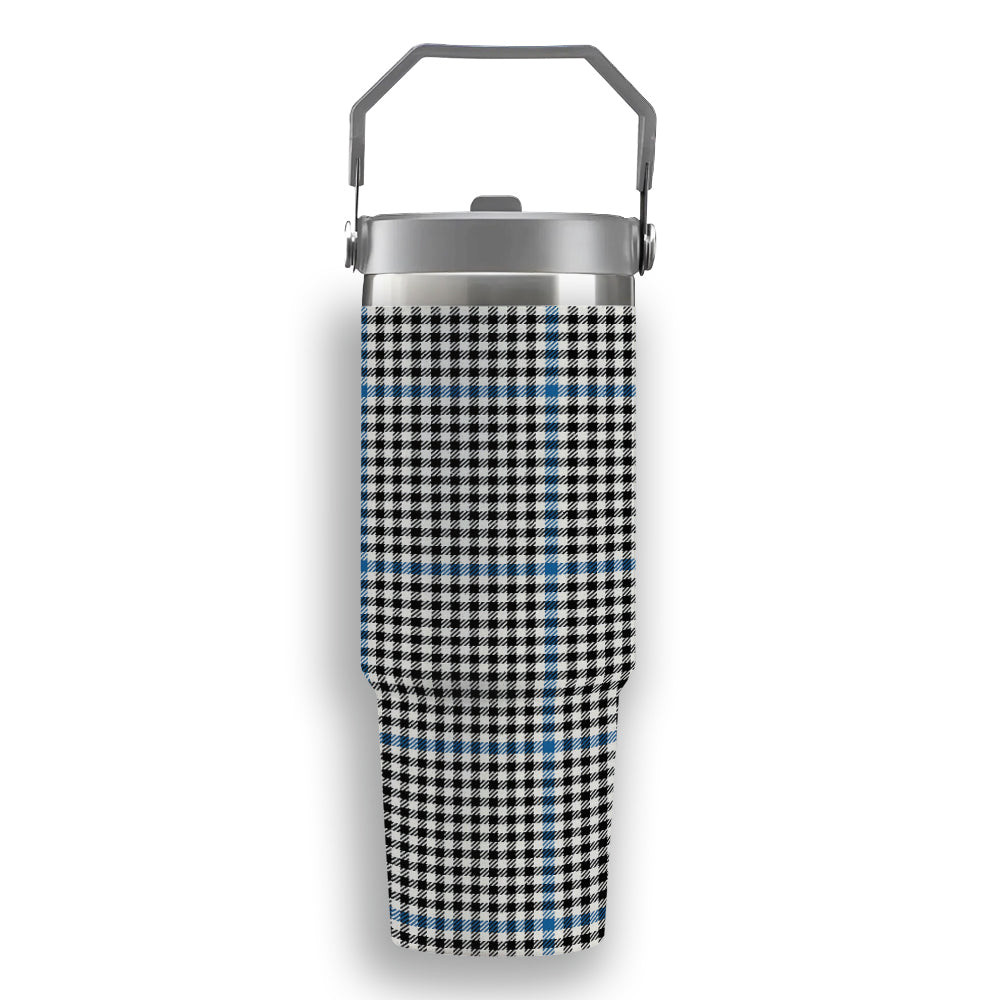 ScotsTee Shop Scottish Gladstanes Ancient Tartan Flip Straw Tumbler 20oz 30oz