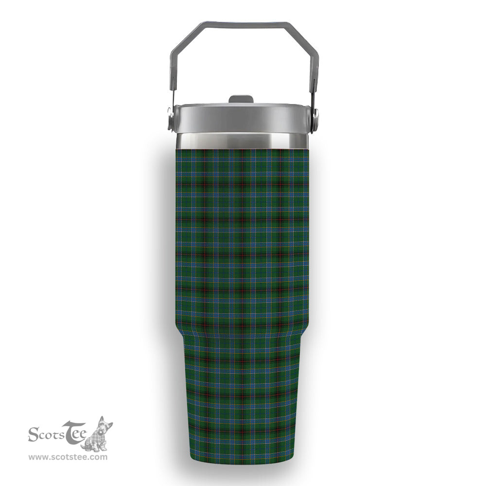 ScotsTee Shop Scottish Duncan of Sketraw Tartan Flip Straw Tumbler 20oz 30oz