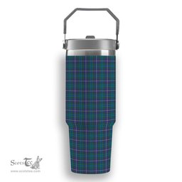 ScotsTee Shop Scottish Douglas Modern Tartan Flip Straw Tumbler 20oz 30oz