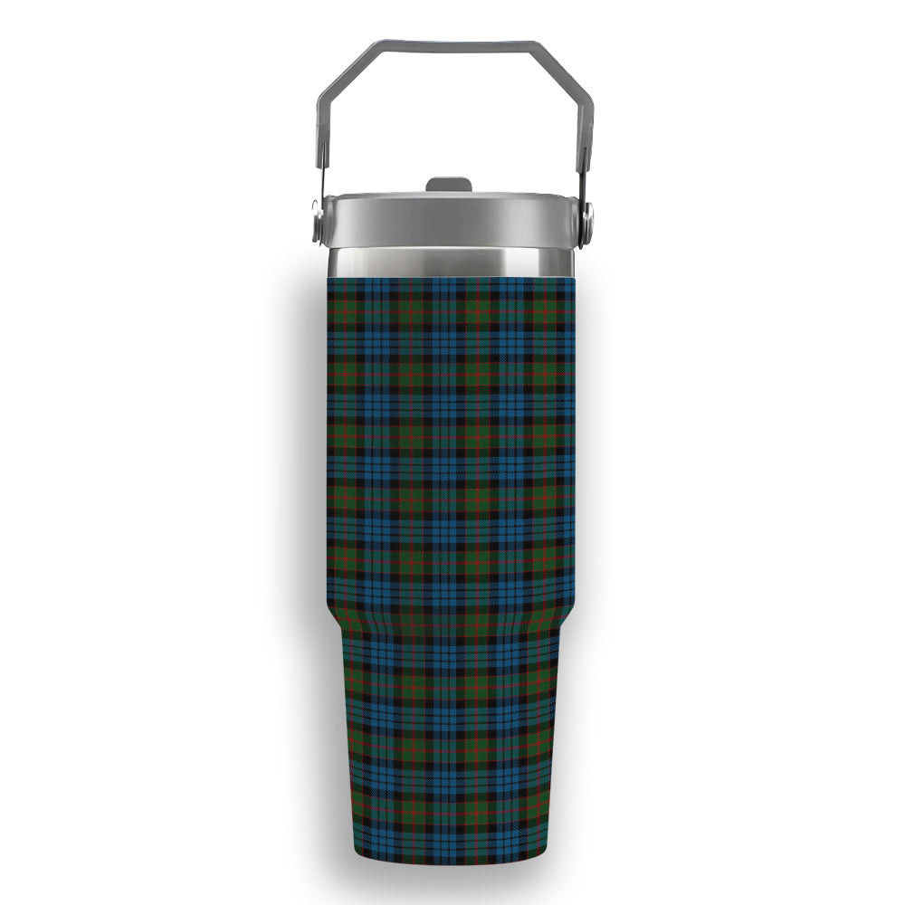 ScotsTee Shop Scottish Fletcher of Dunans Tartan Flip Straw Tumbler 20oz 30oz