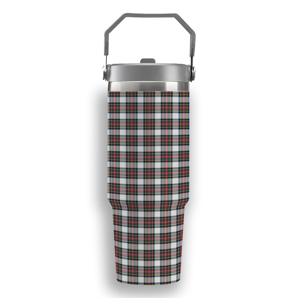ScotsTee Shop Scottish Dennistoun Tartan Flip Straw Tumbler 20oz 30oz