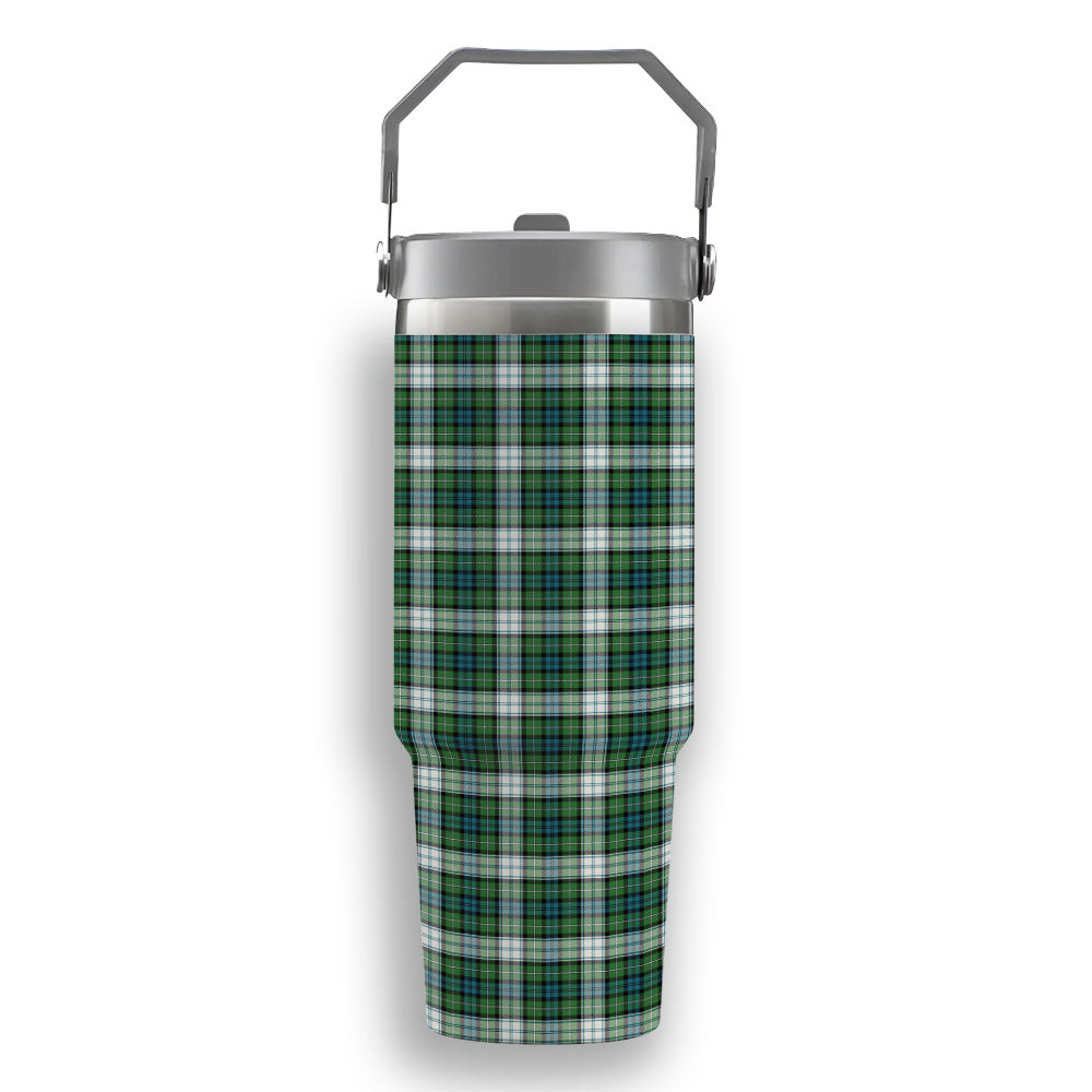ScotsTee Shop Scottish Forbes Dress Ancient Tartan Flip Straw Tumbler 20oz 30oz
