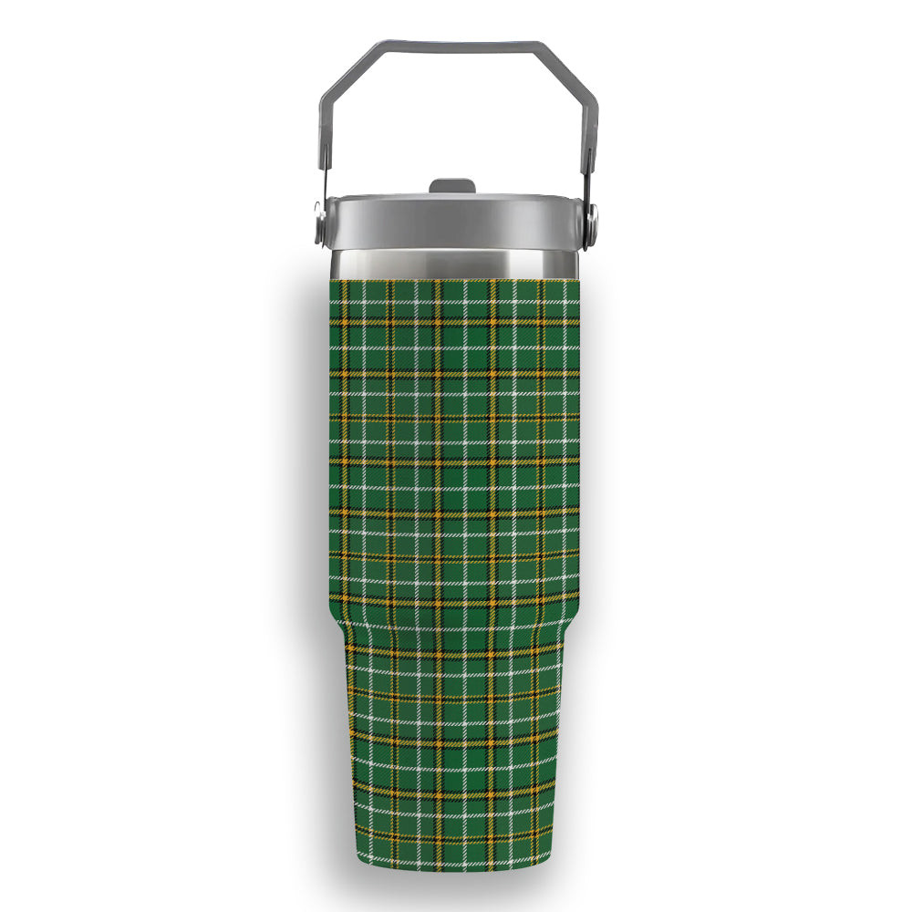 ScotsTee Shop Scottish Forrester Hunting Ancient Tartan Flip Straw Tumbler 20oz 30oz