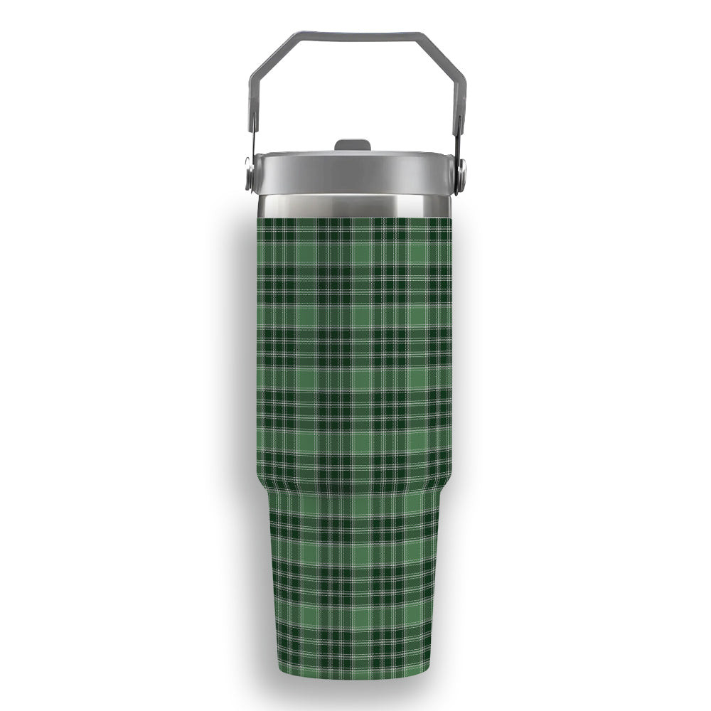 ScotsTee Shop Scottish Donald Lord of the Isles Hunting Tartan Flip Straw Tumbler 20oz 30oz