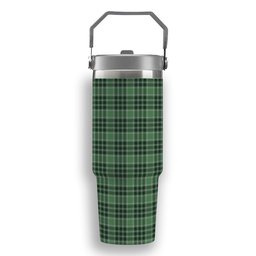 ScotsTee Shop Scottish Donald Lord of the Isles Hunting Tartan Flip Straw Tumbler 20oz 30oz