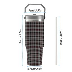 ScotsTee Shop Scottish Little Arisaid Tartan Flip Straw Tumbler 20oz 30oz