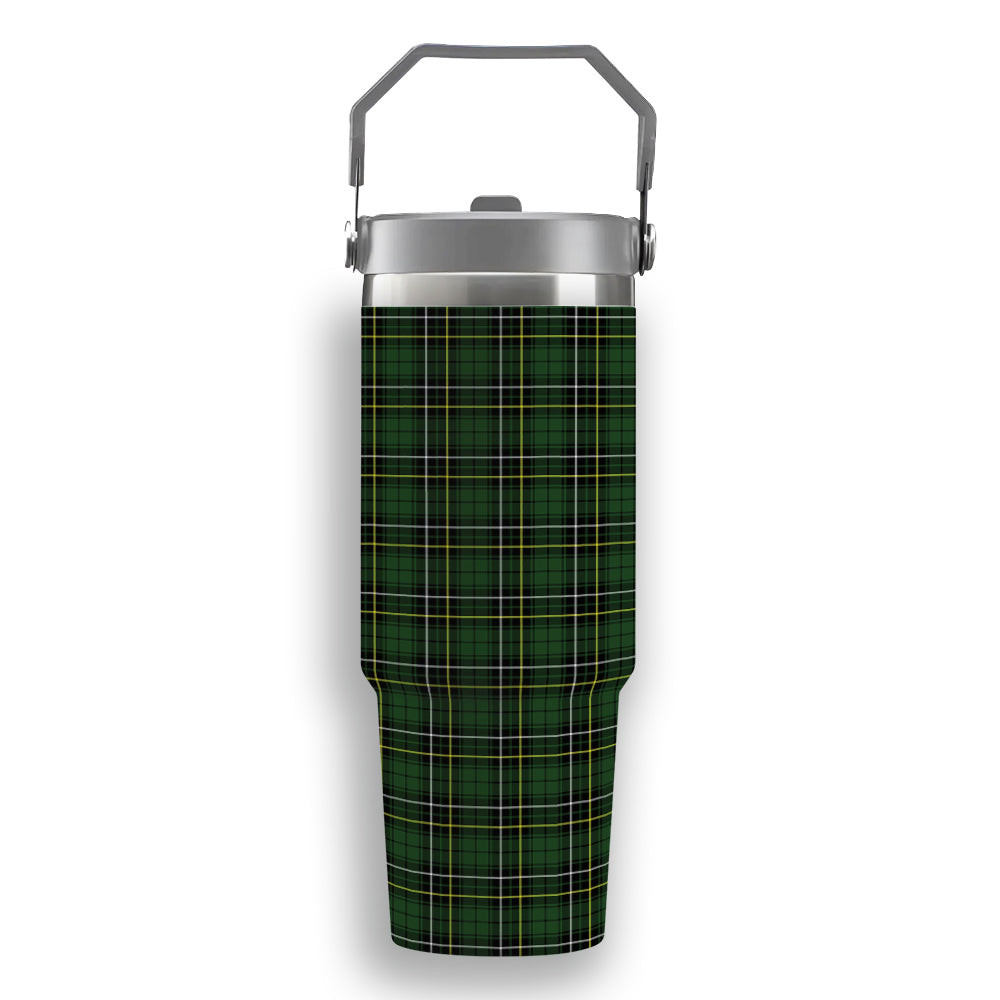 ScotsTee Shop Scottish MacAlpine Modern Tartan Flip Straw Tumbler 20oz 30oz