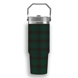 ScotsTee Shop Scottish McGillivray Hunting Modern Tartan Flip Straw Tumbler 20oz 30oz