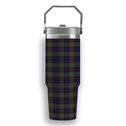 ScotsTee Shop Scottish McLellan Tartan Flip Straw Tumbler 20oz 30oz