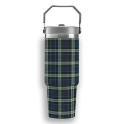 ScotsTee Shop Scottish MacInnes Dress Tartan Flip Straw Tumbler 20oz 30oz