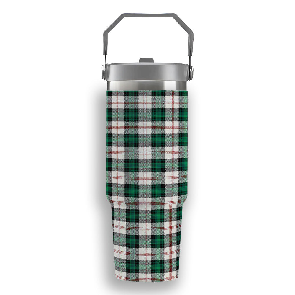 ScotsTee Shop Scottish Ross Arisaid Modern Tartan Flip Straw Tumbler 20oz 30oz