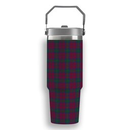 ScotsTee Shop Scottish McGlynn Tartan Flip Straw Tumbler 20oz 30oz