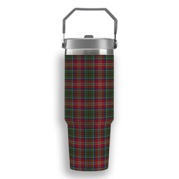 ScotsTee Shop Scottish McCulloch Ancient Tartan Flip Straw Tumbler 20oz 30oz