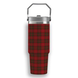 ScotsTee Shop Scottish MacDougall 1980 Tartan Flip Straw Tumbler 20oz 30oz