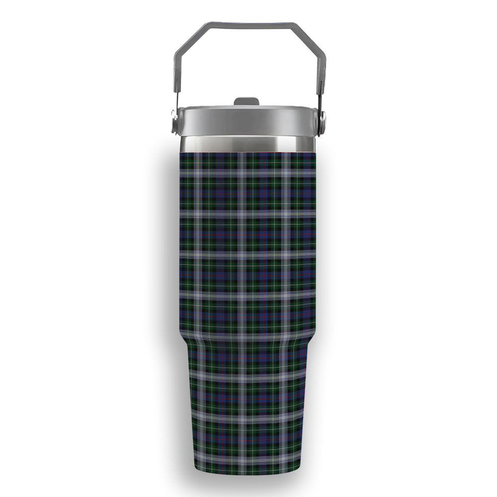 ScotsTee Shop Scottish MacKenzie Dress 2 Tartan Flip Straw Tumbler 20oz 30oz