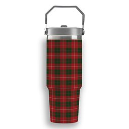 ScotsTee Shop Scottish MacKinnon 1930 Tartan Flip Straw Tumbler 20oz 30oz