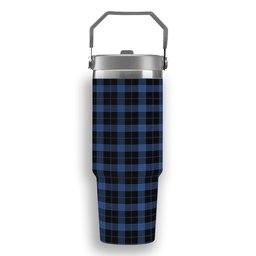 ScotsTee Shop Scottish Lynn Tartan Flip Straw Tumbler 20oz 30oz