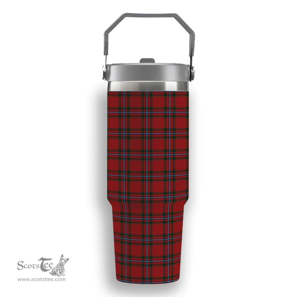 ScotsTee Shop Scottish MacIngust Tartan Flip Straw Tumbler 20oz 30oz