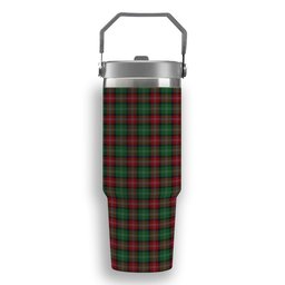 ScotsTee Shop Scottish Sawyer Tartan Flip Straw Tumbler 20oz 30oz