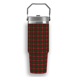 ScotsTee Shop Scottish Nesbitt Tartan Flip Straw Tumbler 20oz 30oz