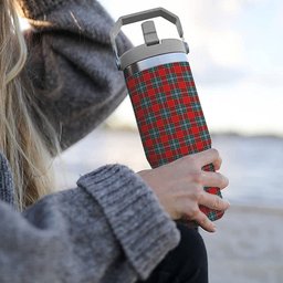 ScotsTee Shop Scottish MacLeay SC Tartan Flip Straw Tumbler 20oz 30oz