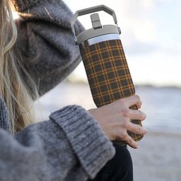ScotsTee Shop Scottish Jacobite 1850 Tartan Flip Straw Tumbler 20oz 30oz