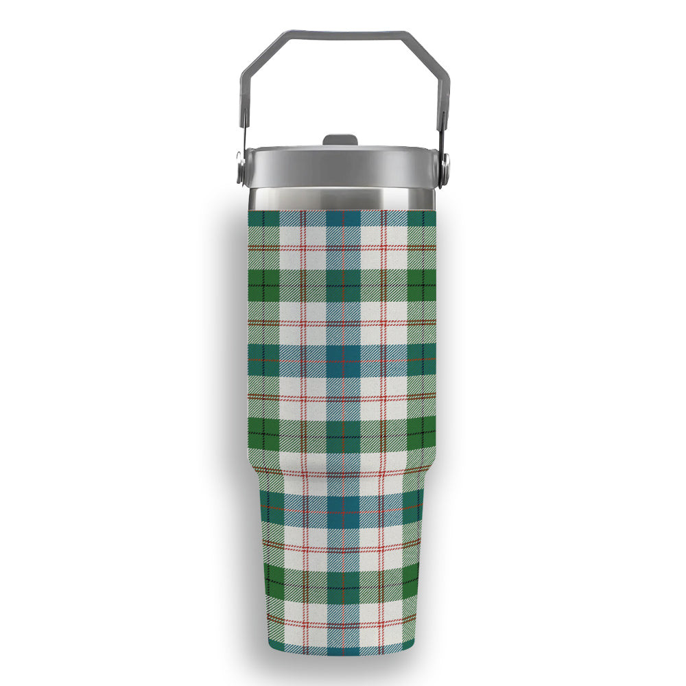 ScotsTee Shop Scottish Guthrie Dress Ancient Tartan Flip Straw Tumbler 20oz 30oz