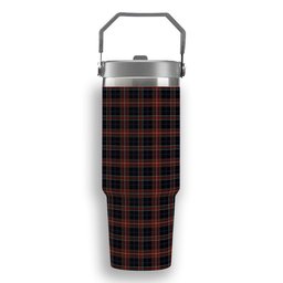 ScotsTee Shop Scottish York Region Pipe Band Tartan Flip Straw Tumbler 20oz 30oz