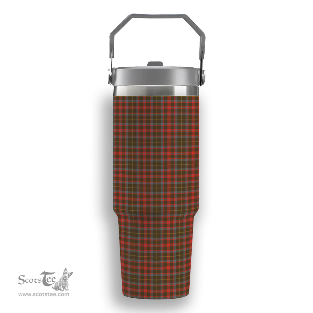 ScotsTee Shop Scottish MacKintosh Hunting Weathered Tartan Flip Straw Tumbler 20oz 30oz