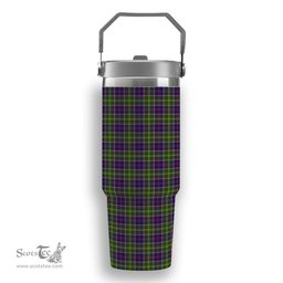 ScotsTee Shop Scottish Whitefoord Tartan Flip Straw Tumbler 20oz 30oz