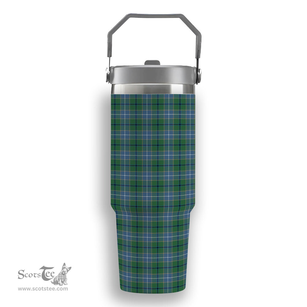 ScotsTee Shop Scottish Wishart Hunting Ancient Tartan Flip Straw Tumbler 20oz 30oz