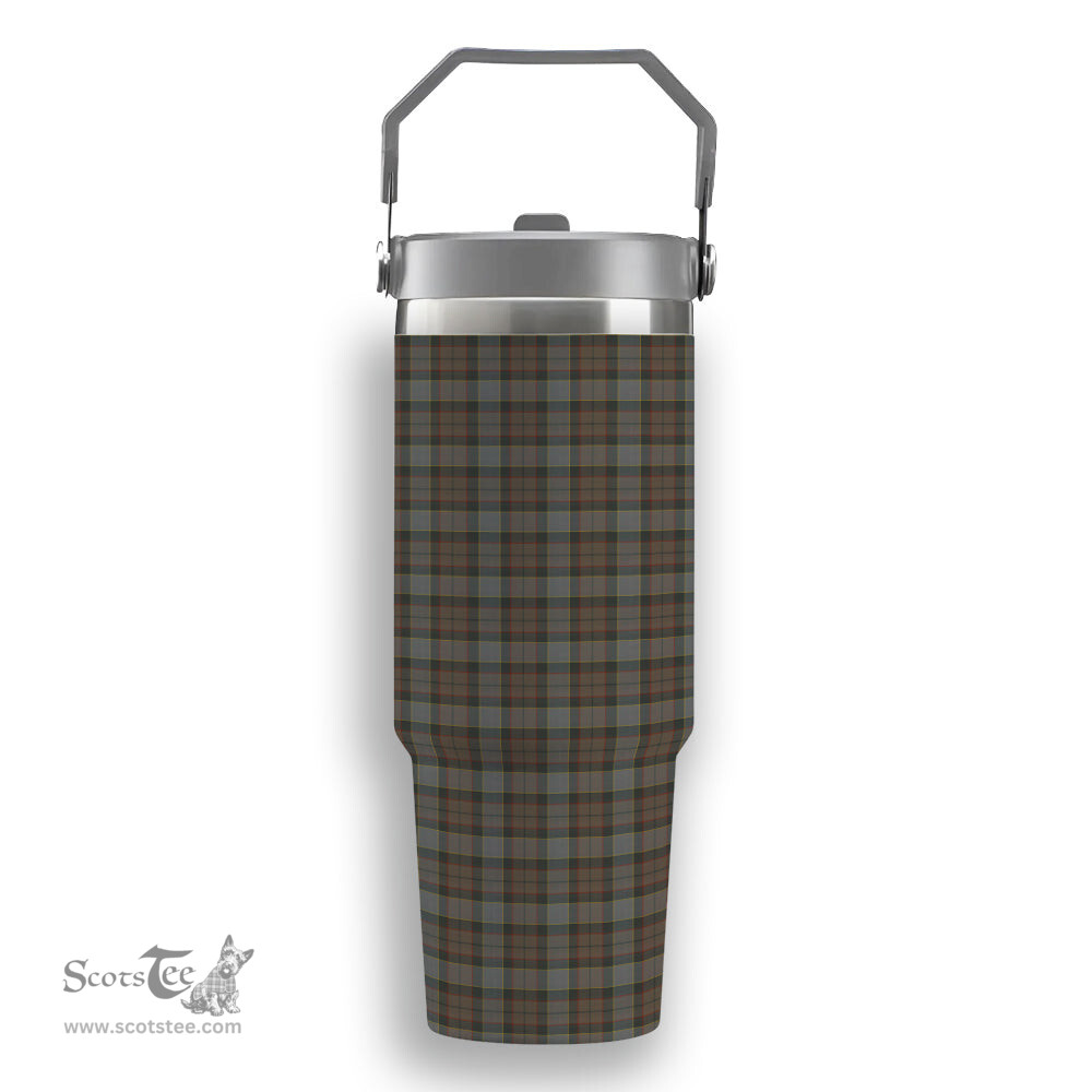 ScotsTee Shop Scottish Outlander Fraser Tartan Flip Straw Tumbler 20oz 30oz