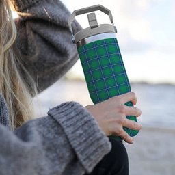 ScotsTee Shop Scottish Irvine Ancient Tartan Flip Straw Tumbler 20oz 30oz