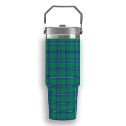 ScotsTee Shop Scottish Irvine Ancient Tartan Flip Straw Tumbler 20oz 30oz