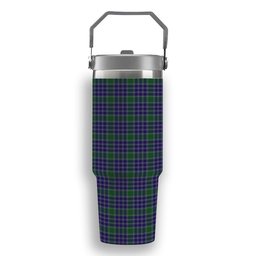 ScotsTee Shop Scottish MacDonald Lord of the Isles Hunting 2 Tartan Flip Straw Tumbler 20oz 30oz