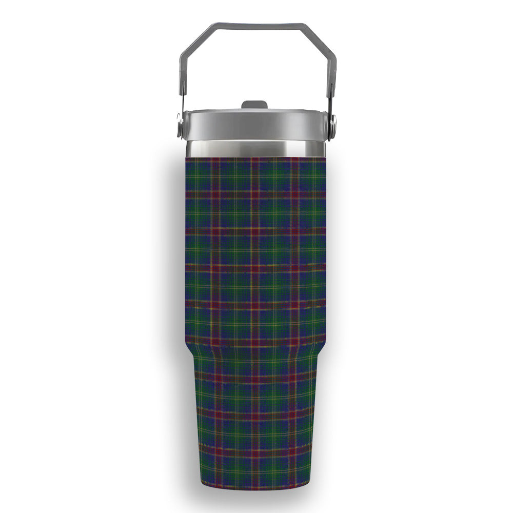 ScotsTee Shop Scottish Hart of Scotland Tartan Flip Straw Tumbler 20oz 30oz
