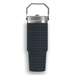 ScotsTee Shop Scottish Hart of Scotland Tartan Flip Straw Tumbler 20oz 30oz