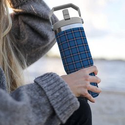 ScotsTee Shop Scottish MacRae of America Modern Tartan Flip Straw Tumbler 20oz 30oz