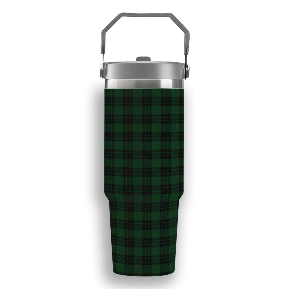 ScotsTee Shop Scottish Graham Tartan Flip Straw Tumbler 20oz 30oz