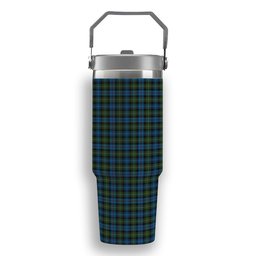 ScotsTee Shop Scottish Mackenzie Tartan Flip Straw Tumbler 20oz 30oz